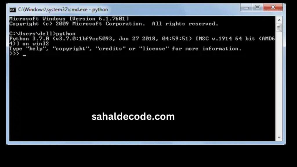 command prompt Python | Python Programming Software