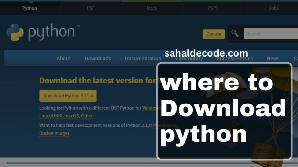 where to download python | Python programming software