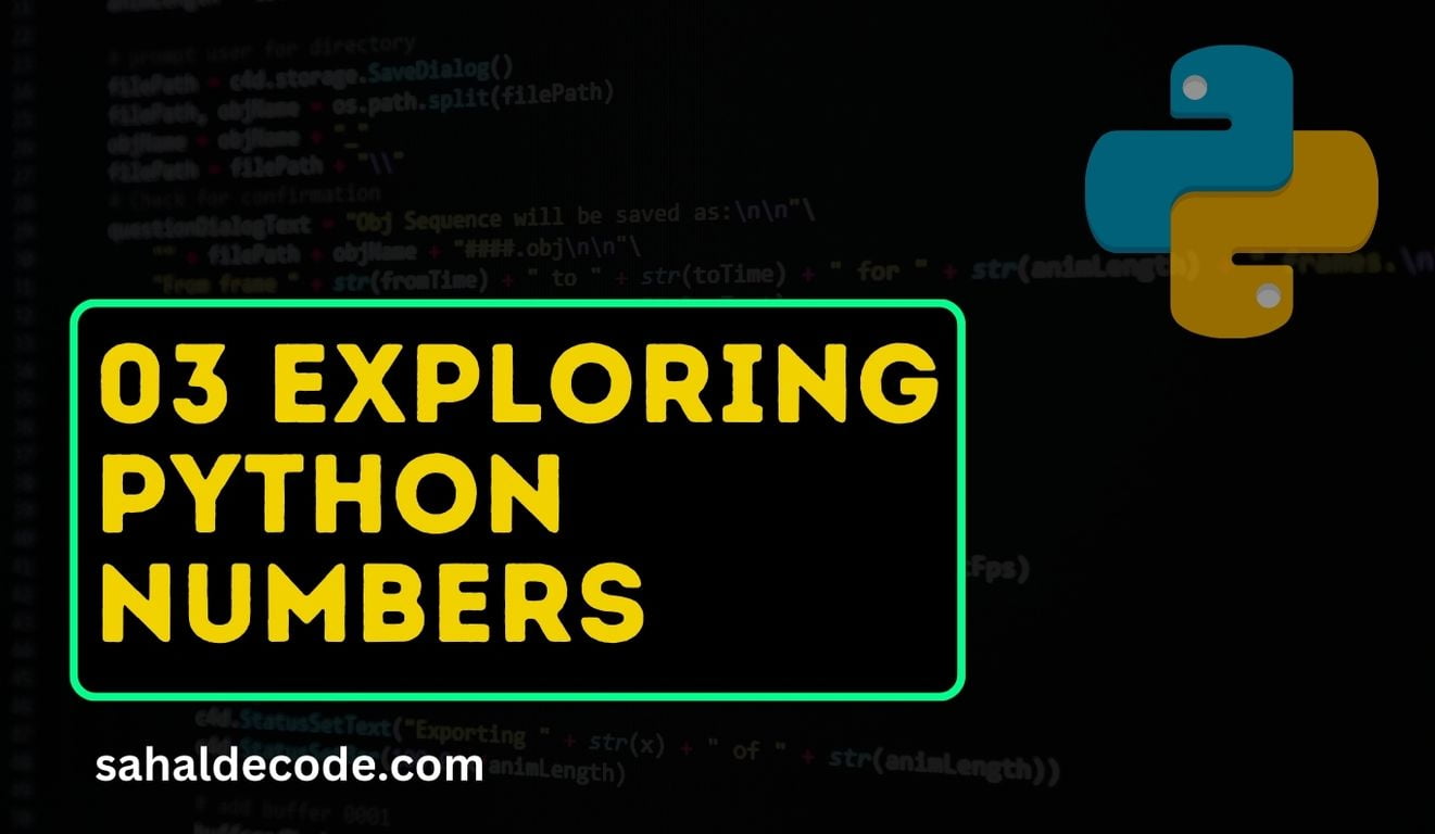 03 Exploring Python Numbers