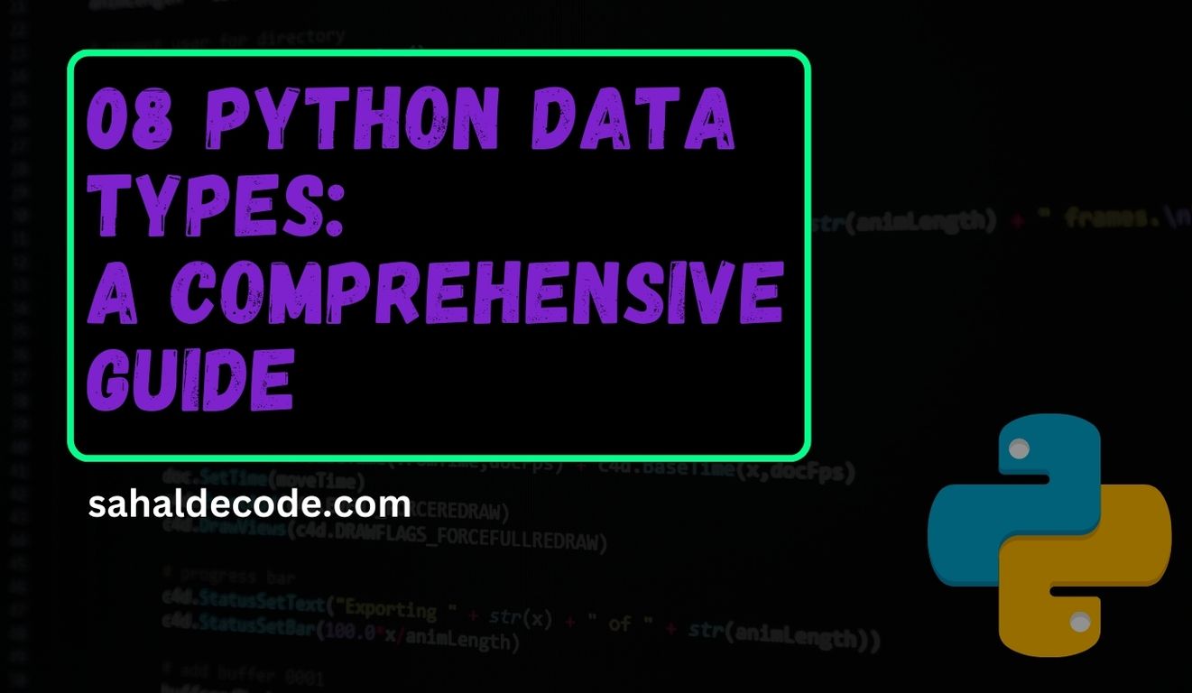 08 Python Data Types: A Comprehensive Guide