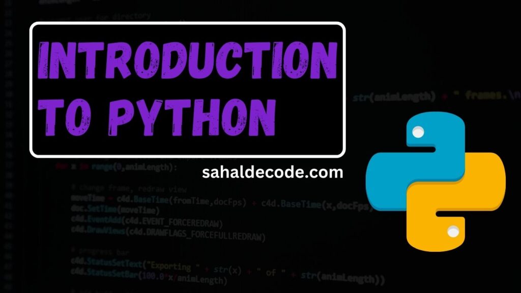 Python Introduction