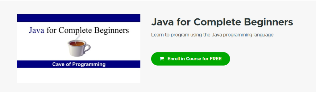 Cave of Programming Java Course